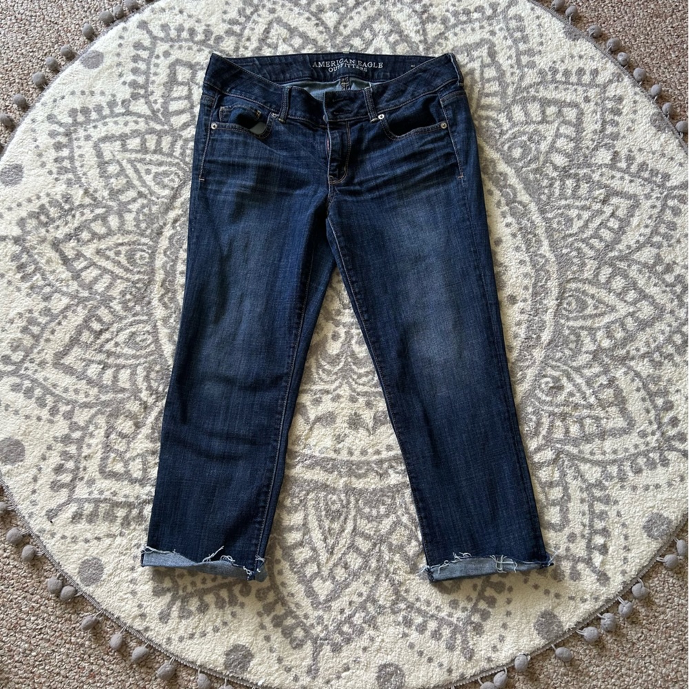 American Eagle Outfitters Dark Wash Ankle Jeans